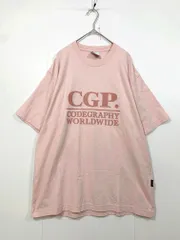 codegraphy コードグラフィー CGP Square Logo Short Sleeve Tシャツ sizeM/ライトピンク ■◆ レディースのサムネイル