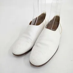 MARGARET HOWELL コットン サイズ37 イタリア製 578-6170040 サイドゴア シューズ・靴 シロ レディース マーガレットハウエル【中古】6-0703G◎のサムネイル