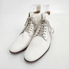 MARGARET HOWELL コットン レースアップ サイズ37 イタリア製 578-170250 ブーツ シロ レディース マーガレットハウエル【中古】6-0703G◎のサムネイル