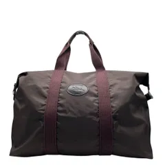 美品　LONGCHAMP ロンシャン　ボストンバッグ　ナイロン　ブラウンのサムネイル