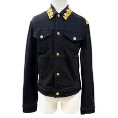 美品▼VERSACE ヴェルサーチ 2023年製 1014411 バロッコ メデューサボタン デニムジャケット 48 正規品 メンズ ガーメント・ハンガー付のサムネイル