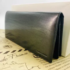 ミラ ショーン 長財布 シンプル 機能的 レザー ブラック GG238のサムネイル