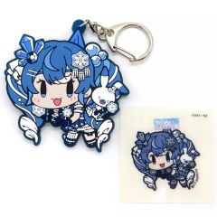 [중고]키링 하츠네 미쿠 츠마마레 & 씰 세트 [SNOW MIKU 2025]