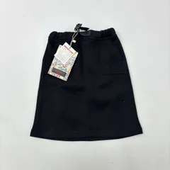 未使用 ☆☆ サイズ 100 ☆☆ GRAMICCI グラミチ BONDING KNIT FLEECE KIDS BAKER SKIRT キッズ ベイカー スカート 黒 ブラック 807-0000のサムネイル