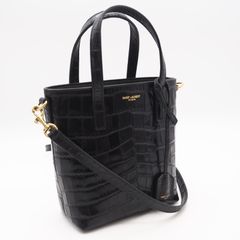 新品】SAINT LAURENT クロコ型押し ショルダーバッグ ミニ トイ - メルカリ