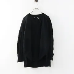 ユニバーサルティシュ UNIVERSAL TISSU コーデュロイノーカラーブラウス＼ブラック プルオーバー シャツ【2400015067537】のサムネイル