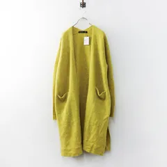 未使用 大きいサイズ アズノゥアズオオラカ AS KNOW AS olaca デイリーハオリニット ｜イエロー 長袖【2400015064918】のサムネイル