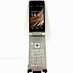 AQUOS ケータイ SH-02L ドコモ ゴールド 送料無料 本体 c21344