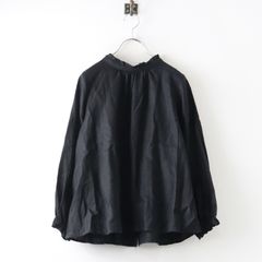 美品】Deuxieme Classe ギャザーブラウス リネン混 黒 ゆったり - メルカリ