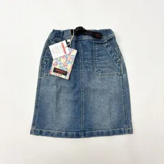 未使用 ☆☆ サイズ 100 ☆☆ GRAMICCI グラミチ KIDS DENIM BAKER SKIRT キッズ デニム ベイカー スカート USED 807-0000のサムネイル