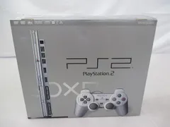 訳あり ゲーム プレイステーション2 PS2 本体 SCPH-77000 シルバー 動作未確認 箱付きのサムネイル
