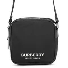 バーバリー ショルダーバッグ ナイロン/レザー 8066111 BURBERRY ブラック 黒のサムネイル
