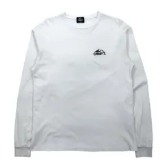 CAMP7 ロングスリーブTシャツ ロンT L ホワイト ロゴ プリント コットンのサムネイル