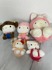 P/ハローキティ ぬいぐるみ 5点セット