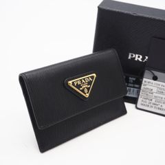 美品✨プラダ 1MH021 三つ折り採寸 ヴィッテロムーブ ブラック 付属品