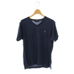 EPOCA UOMO メンズ Vネック Tシャツ ブルー カモフラ柄 - メルカリ