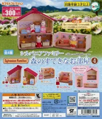 【中古】紙製品 ガチャ台紙 「シルバニアファミリー 森のすてきなお部屋4」のサムネイル