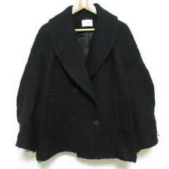 CLANE クラネ 田中みな実コラボ OVER TWEED COAT オーバーツイードコート 19101-0132 サイズ0 ブラック  レディース 古着 中古 USEDのサムネイル
