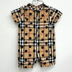 【バーバリー Burberry】キッズ シャツオール オールインワン 68 (6M) キャメル系のサムネイル