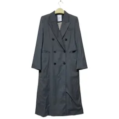 良品 Her lip to ハーリップトゥ Double Breasted Twill Long Blazer ロングコート 1241307039 サイズM グレー レディース 古着 中古 USEDのサムネイル