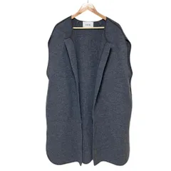 美品 MACHATT マチャット ウール リバーベスト ジレ グレー レディース 古着 中古 USEDのサムネイル
