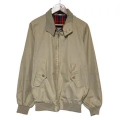 良品 Baracuta バラクータ G9 裏地チェック柄 スイングトップ ハリントンジャケット ブルゾン 34 ベージュ メンズ 古着 中古 USEDのサムネイル