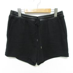 美品 T by Alexander Wang ティーバイアレキサンダーワン イージー ショートパンツ サイズL ブラック レディース 古着 中古 USED