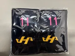【刺繍済】ハタケヤマ(HATAKEYAMA)　リストバンド　　片手　 RSTB　ネイビー　2点セットのサムネイル