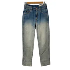 美品 BRUNELLO CUCINELLI ブルネロクチネリ フェード加工 テーパード デニムパンツ ジーンズ サイズ38 インディゴブルー レディース 古着 中古 USEDのサムネイル