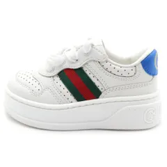GUCCI (グッチ) チルドレンズ シェリーライン ストレッチ ロートップスニーカー ホワイト 873037のサムネイル