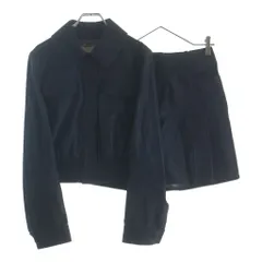 FENDI (フェンディ) クロップド ボンバージャケット スカート セットアップ ブラック デニム #36のサムネイル