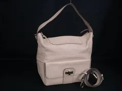 TILA MARCH ティラマーチ レザー 2WAY ハンドバッグ ショルダー 肩掛けかばん 斜め掛け レディース ライトベージュ系 DP0455のサムネイル