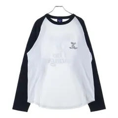 BoTT (ボット) ×Verdy ヴェルディ ラグラン 長袖 カットソー ロングスリーブTシャツ ブラック/ホワイト 254BoTT02のサムネイル