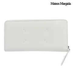 箱付未使用 メゾンマルジェラ Maison Margiela 定番 S56UI0110 P4745 T1003 4ステッチ レザー ロング ウォレット 長財布 ホワイト 定価111100円のサムネイル