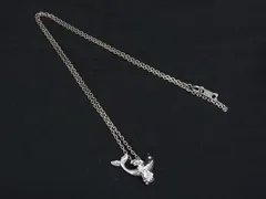 ■美品■ MICHEL KLEIN ミッシェルクラン SV925 イルカ ネックレス ペンダント アクセサリー レディース シルバー系 DP2133のサムネイル