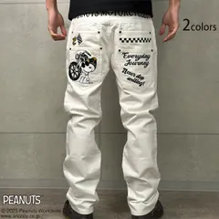 スヌーピー×フラッグスタッフ モーターサイクルデニムパンツ◆Flagstaffのサムネイル