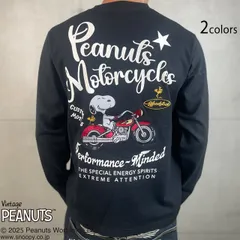 SNOOPYコラボ BIKER長袖Tシャツ◆Flagstaffのサムネイル