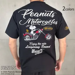 SNOOPY×FlagStaff PEANUTSモーターサイクル半袖Tシャツ◆Flagstaffのサムネイル