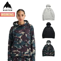 バートン パーカー レディース 26-27 Burton ウィメンズ オーク プルオーバー フーディ 27WIN-164451 Women's Oak Pullover Hoodie フリース サムホール 速乾 透湿 防寒 トップス アウトドア スノーボードのサムネイル