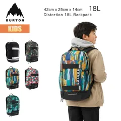 バートン リュック キッズ 26-27 Burton ディストーション 18リットル バックパック 27WIN-227301 Kids Distortion 18L Backpack リュックサック ボトルポケット 子供 スケートボード 遠足 通学 正規品のサムネイル