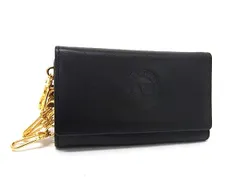 ■美品■ VALENTINO GARAVANI ヴァレンティノ ガラヴァーニ レザー 6連 キーケース 鍵入れ メンズ レディース ブラック系 DP3112のサムネイル