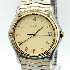 EBEL エベル クラシックウェーブ E1187141 ベージュ QZ メンズ 腕時計 稼働品のサムネイル