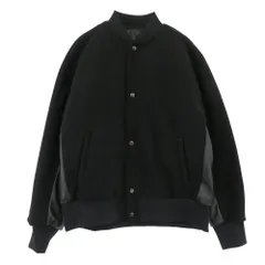 N.HOOLYWOOD エヌハリウッド 2242-BL01-002PEG BLOUSON レザー切替 ショート ブルゾン スタジャン ブラック系 36【極上美品】【中古】のサムネイル