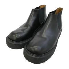 COMME des GARCONS HOMME PLUS コムデギャルソンオムプリュス × George Cox ジョージ コックス 26SS PQ-K102 Chelsea Boot ラバーソール サイドゴア チェルシー ブーツ ブラック系 10【中古】のサムネイル