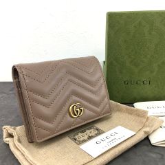 未使用品 GUCCI 長財布 74210 GGキャンバス ブラック レザー 621 