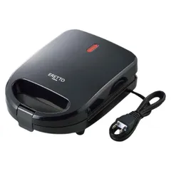 ホットサンドメーカー トースター S ERETTO mono （ ホットサンド 朝食 電気ホットサンドメーカー フッ素樹脂加工 ふっ素樹脂加工 サンドメーカー 耳まで焼ける 耳までおいしい 調理家電 キッチン家電 電気 )のサムネイル