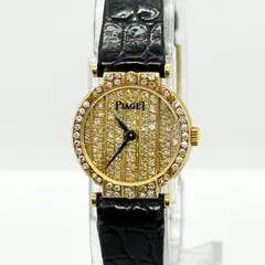 PIAGET ピアジェ ポロ YG ダイヤ文字盤 16.6g 420076 ゴールド QZ レディース 腕時計 稼働品のサムネイル