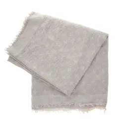 【中古】LOUIS VUITTON ルイ・ヴィトン M96983 ショール・モノグラム レディース メンズ グレージュ ブランドのサムネイル