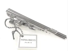 ニナリッチ　NINA RICCI　NRロゴ　ネクタイピン　タグ付き　シルバーカラー　送料無料のサムネイル