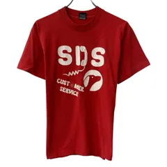 90s USA製 FRUIT OF THE LOOM 半袖 プリントTシャツ M レッド フルーツオブザルーム プルオーバー 90年代 コットンポリ 夏物 a807-6124のサムネイル
